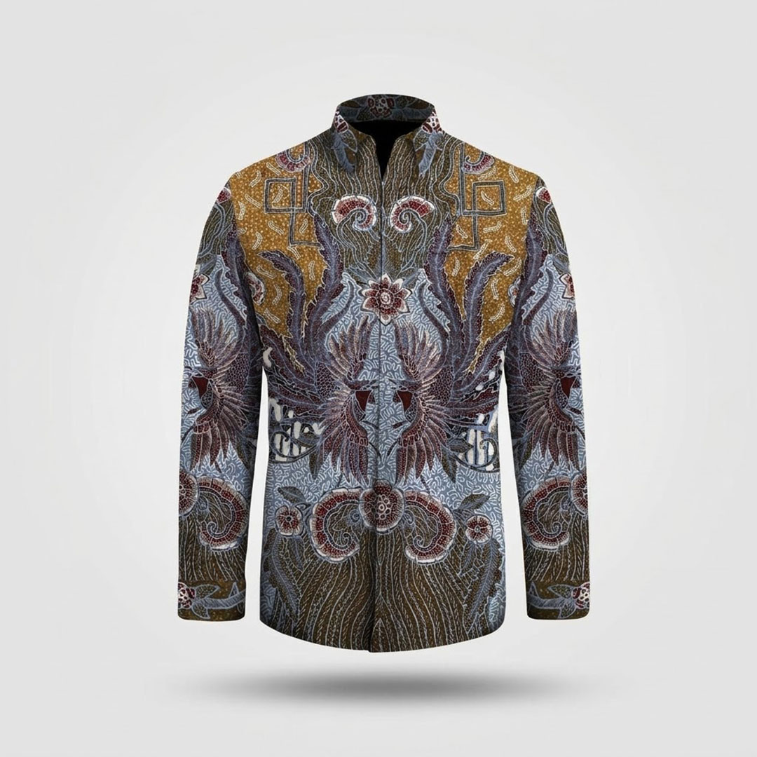 Full Patterned Silk Batik